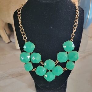 Green Chunky necklace